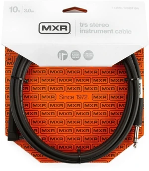 Dunlop MXR DCIST10R TRS Cable 10ft 3 m Droit - Angle Câble d'instrument