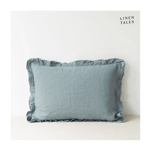 Lniana poszewka na poduszkę 65x65 cm Blue Fog – Linen Tales