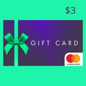 Mastercard Gift Card $3 US