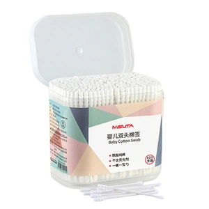 Ruiwjx 400 Infant Cotton Swabs Baby Newborn Ear Nose Navel Child Cotton Swab