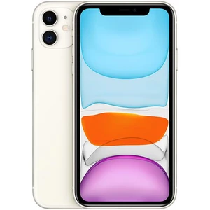 Apple iPhone 11, 64GB | White, Trieda C - použité, záruka 12 mesiacov