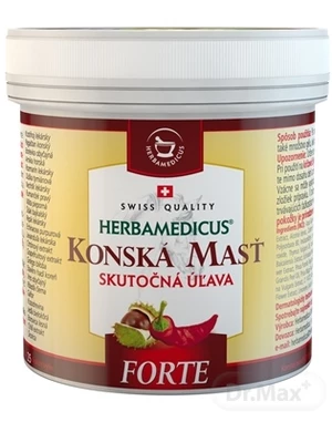 Konská masť FORTE hrejivá