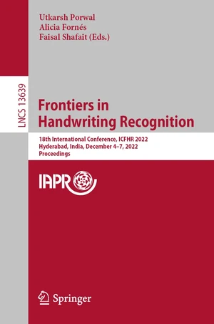 Frontiers in Handwriting Recognition