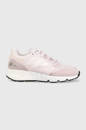 Sneakers boty adidas Originals Zx 1k Boost růžová barva