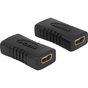 Delock 65505 HDMI adaptér [1x HDMI zásuvka D Micro - 1x HDMI zásuvka D Micro] čierna pozlátené kontakty