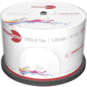 Primeon 2761206 DVD-R 4.7 GB 50 ks vreteno možnosť potlače