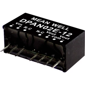 Mean Well DPAN02C-05 DC / DC menič napätia, modul   200 mA 2 W Počet výstupov: 2 x