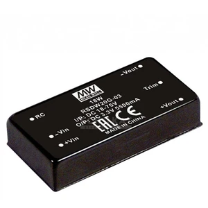 Mean Well RSDW20G-05 DC / DC menič napätia do auta   4000 mA 20 W Počet výstupov: 1 x