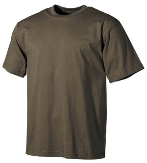 Bavlněné tričko US army MFH® s krátkým rukávem - oliv (Barva: Olive Green, Velikost: XXL)