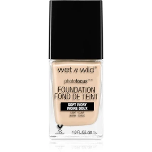 Wet n Wild Photo Focus zmatňujúci fluidný make-up odtieň Soft Ivory 30 ml