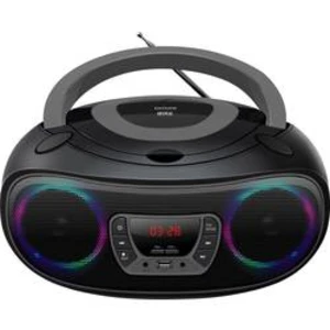 CD-rádio Denver TCL-212BT, AUX, CD, USB, Bluetooth, šedá