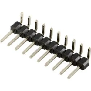 Pinová lišta (standardní) TRU COMPONENTS DS1022-1*10RDF1 TC-8596908, řádky 1, kontakty na řádek 10, 1 ks