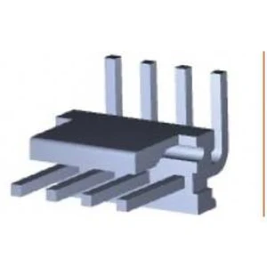 Pinová lišta (standardní) TE Connectivity 4 4 MTA-156 640387-4 17.32 mm 1 ks