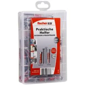 561385 fischer praktický pomocník pro outdoor a vlhké místnosti Množství 130 díly 06 Rozsah dodávky 25x DuoFern 6 x 30 · 25x šroub se zápustnou hlavou