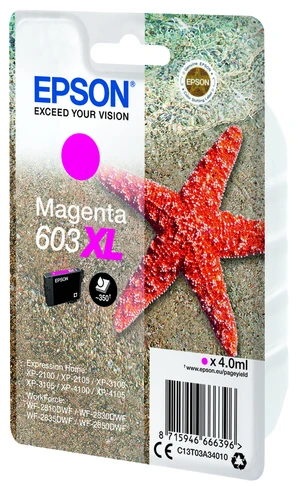 Epson 603XL C13T03A34010 purpurová (magenta) originálna cartridge