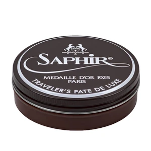 Saphir Vosk na topánky Saphir Wax Polish Medaille d'Or Traveler's Pate de Luxe (75 ml) - Medium Brown