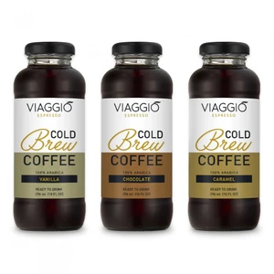 Kalter Kaffee Viaggio Espresso „Cold Brew Vanilla + Caramel + Chocolate“, 888 ml