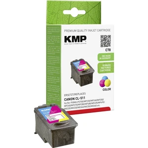 KMP Ink náhradný Canon CL-511 kompatibilná  zelenomodrá, purpurová, žltá C78 1512,4030