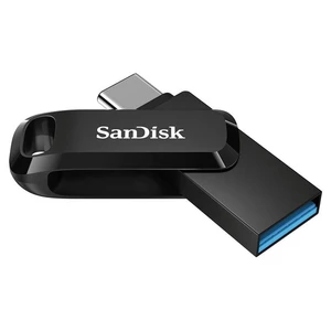 USB flash disk SanDisk Ultra Dual Drive Go 128GB USB-C (SDDDC3-128G-G46) čierny duálny USB flashdisk • kapacita 128 GB • rýchlosť čítania až 150 MB/s 