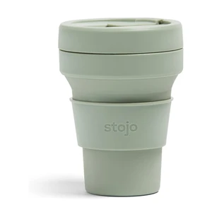 Zelený skladací hrnček Stojo Pocket Cup Sage, 355 ml