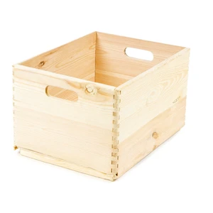 Úložný box z borovicového dreva Compactor Custom, 40 × 30 × 23 cm