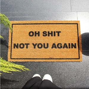 Rohožka Doormat Oh Shit, 70 × 40 cm