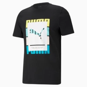 SUMMER COURT Graphic Tee Puma Black