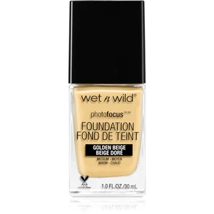 Wet n Wild Photo Focus zmatňujúci fluidný make-up odtieň Golden Beige 30 ml