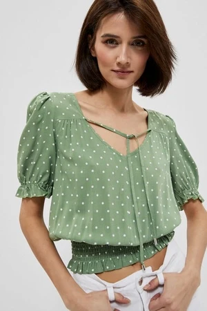 Blusa da donna  Moodo Polka dot printed