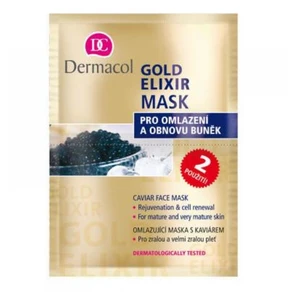 Dermacol Gold Elixir Mask 16ml (Omlazující maska s kaviárem, všechny typy pleti)