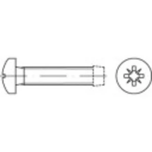 Závitníkové skrutky TOOLCRAFT 141013 M2.5 DIN 7500 8 mm kríž.drážka Pozidriv oceľ 1000 ks