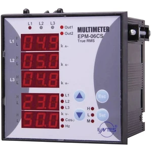 ENTES EPM-06-96 digitálny panelový merač Programovateľný trojfázový vstavaný striedavý multimeter EPM-06-96 Napätie, prú