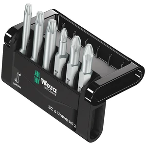 Wera Bit-Check 6 Universal 3 05056479001 sada bitov 6-dielna krížový PH, Torx, vnútorný štvorhran torzná zóna