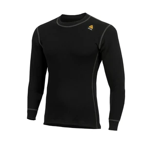 Merino triko Aclima WarmWool Crew Neck shirt 200g - Jet Black Velikost: M