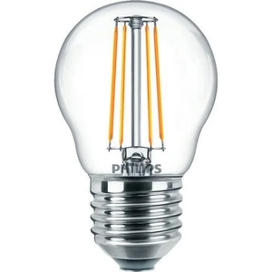 LED žárovka E27 Philips P45 Classic Filament 4,3W (40W) teplá bílá (2700K)