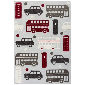 Kusový koberec Zest Kids City Buzz Grey/Multi-80x120