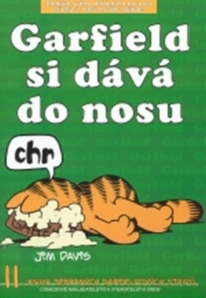 Garfield si dává do nosu - Jim Davis