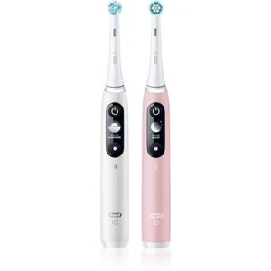 Oral B iO6 elektrický zubní kartáček DUO White & Pink Sand 2 ks