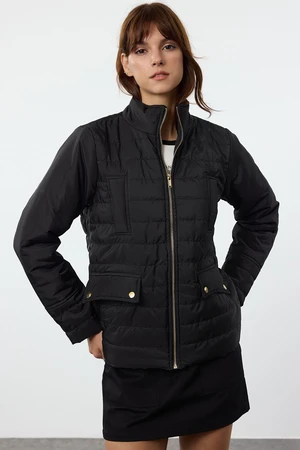 Trendyol Black Regular Mold Water Repellent Quilted Puffer Jacket