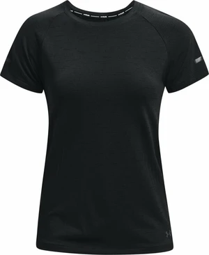 Under Armour UA W Seamless Run Black/Black/Reflective XS Camiseta de running de manga corta