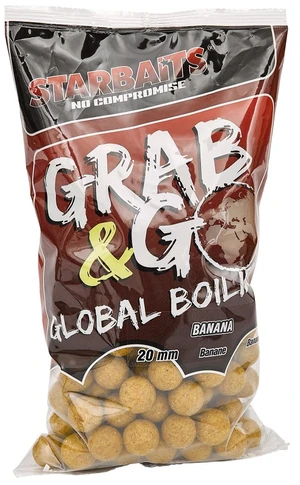 Starbaits boilies g&g global banana cream - 1 kg 24 mm