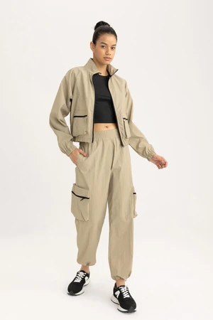 DeFactoFit Standard Fit Cargo Pocket Woven Trousers