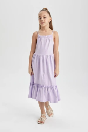 DEFACTO Girls' Strap Dress