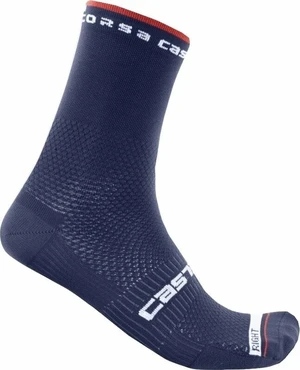 Castelli Rosso Corsa Pro 15 Sock Belgian Blue L/XL Kerékpáros zoknik