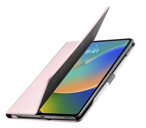 Flipové pouzdro se stojánkem Cellularline Folio pro Apple iPad 10,9'' (2022), růžová