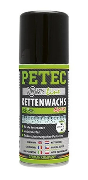 Vosk na dlouhodobé mazání řetězů, sprej 100 ml - Petec