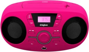 Bigben CD61RUSB Pink Tisch Musik Player