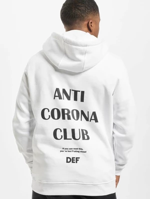 Anti Corona Hoody White