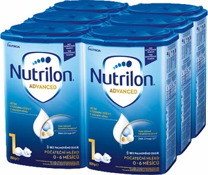 NUTRILON Advanced 1 počáteční kojenecká mléka 6 x 800 g