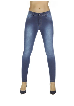 Bas Bleu WOMEN's PANTS TIMEA denim modeling shaded buttocks